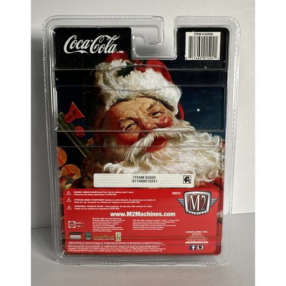 M2 Machines Coca-Cola Christmas Blue 1971 Dodge Challenger Funny Car SK08 23-23 - Picture 4 of 9